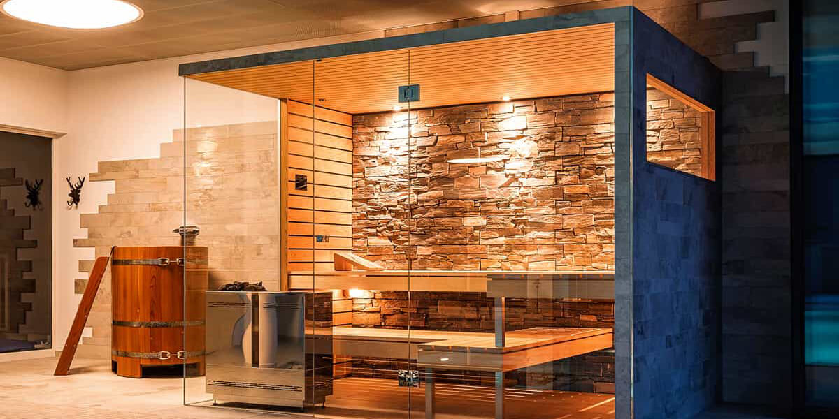 Pose sauna 