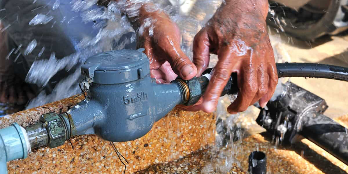 Réparation fuite d’eau après compteur 